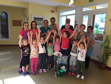 Gruppenbild im Kindergarten