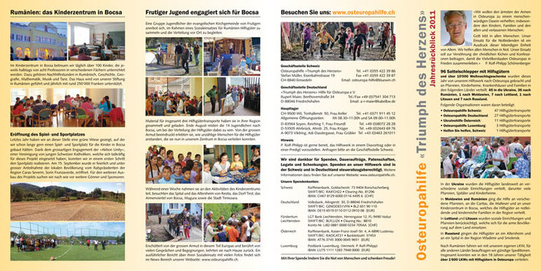 Abbildung des Jahresberichts 2011